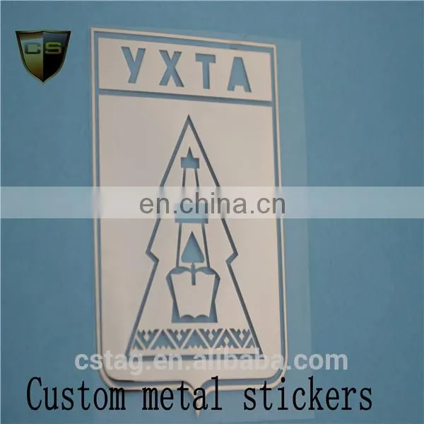 Customized Gilded Metal Car Sticker Gold Silver Black Red photo-4