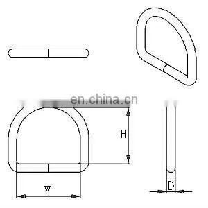 Stainless Steel #304 D Ring Engraved Logo for Strap & Handbags photo-2