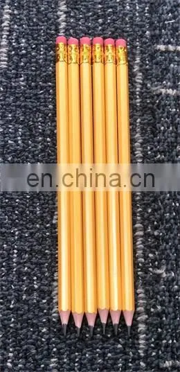 High Quality Triangular Plastic HB Pencil 12pcs With Big Eraser photo-2