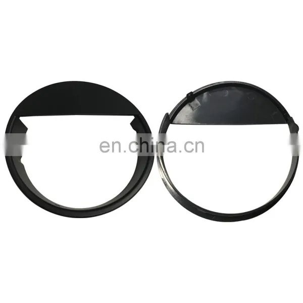 T088 Black ABS Angry-Bird Headlight Cover Trim For Jeep Wrangler TJ 1997-2006 photo-2
