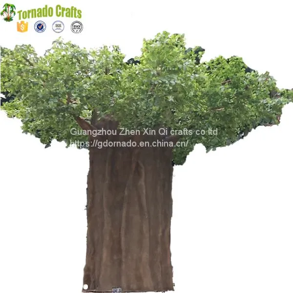 Customized Outdoor Round Trunk Decorative Artificial Big Metal Ficus Trees photo-2