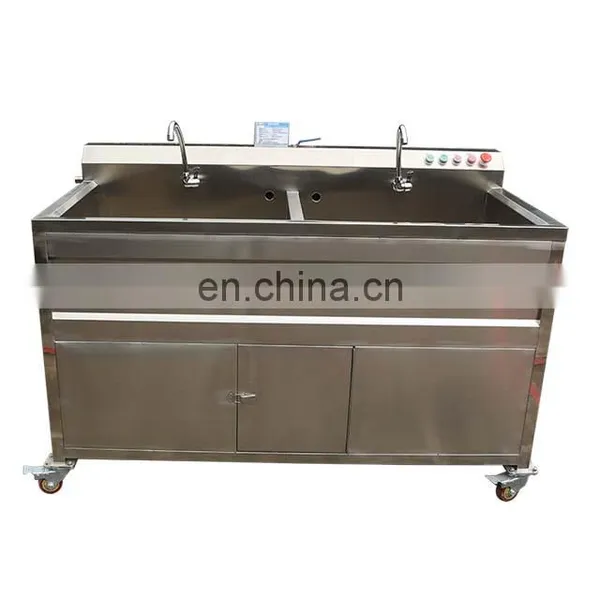 Double Tank Fruit and Vegetable Washing Machine Lettuce Washing Machine Strawberry Air Bubble Washing Machine photo-2