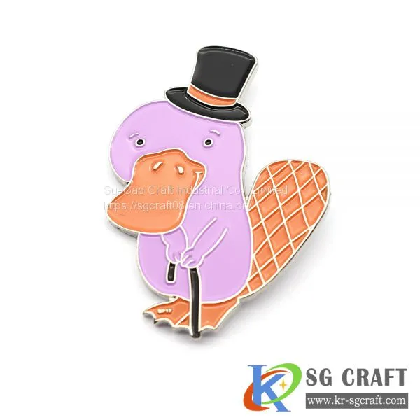Wholesale Custom High Quality Hard Enamel Cartoon Metal Lapel Pin