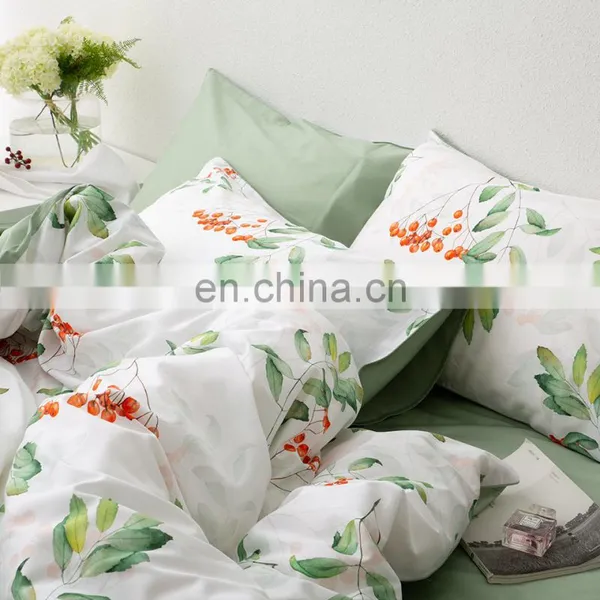 RAWHOUSE Home Textile Printed 4PCS 100% Cotton Bedding Sets Luxury photo-4