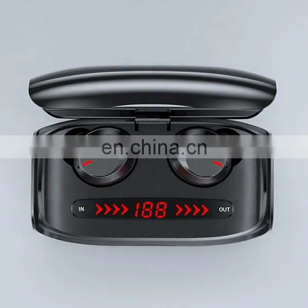 2020 Amazon Top Seller Wireless Earphone Bluetooth 5.0 TWS Earbuds LED Display Power Bank Headset Microphone Bluetooth Earphone photo-5