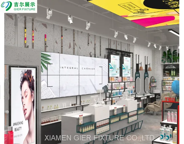 Custom High Quality Retail Convenience Store Cash Table Furniture Free Design Counter Checkouts photo-4