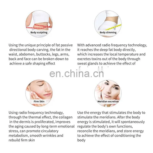 5 IN 1 Vacuum 40K Cavitation Multipolar RF Body Slimming Machine Weight Loss Body Shaping Instrument photo-2