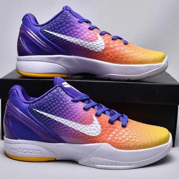Kobe 6Elite Low in Purple For Basketball Shoes
