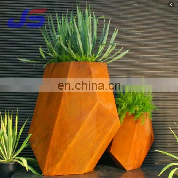 Corten Steel Planter for Flower Pot Garden Edging Cowden Steel Flower Pot photo-4
