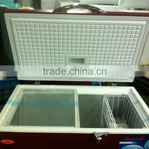Hot Selling Solid Door Top Open Door Chest Deep Freezer Cabinet photo-2