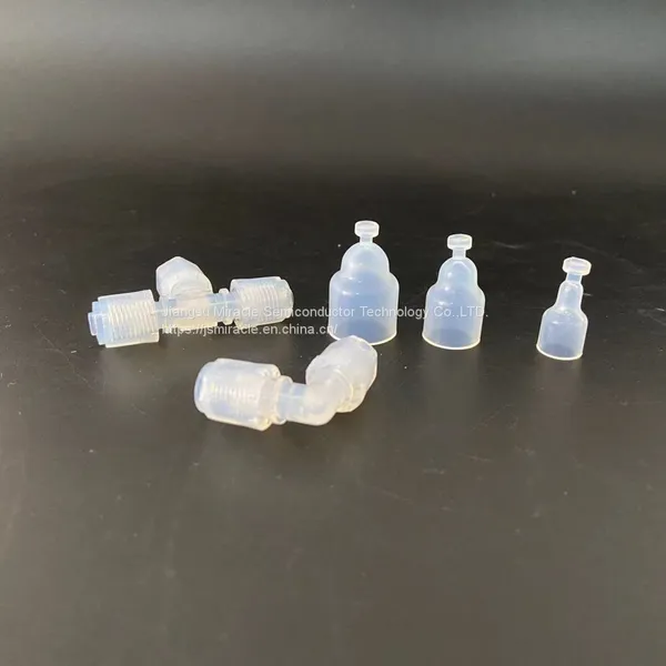 Jiangsu Miracle Corrosion Resistance White Virgin PFA Flare Cap 1/4