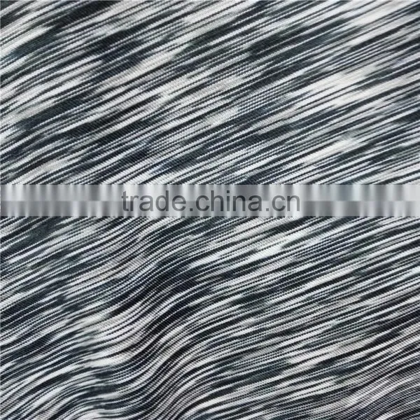 Waterproof Black and White Stripe Spandex Stretch Fabric for Garment Shoes photo-5