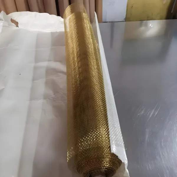 Electronic Signal Shielding Red Copper Wire Mesh photo-4