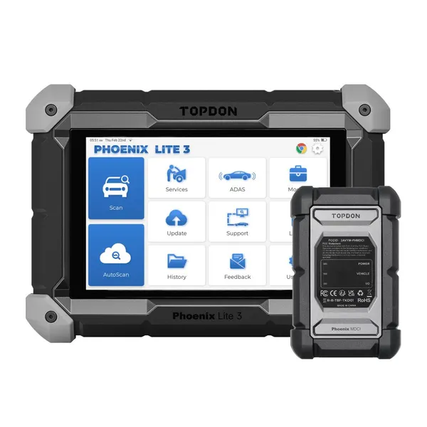 TOPDON Phoenix Lite 3 Bidirectional Scan Tool With CAN-FD, Car Diagnostic Scanner Tools, 35+ Maintenance Resets, photo-3