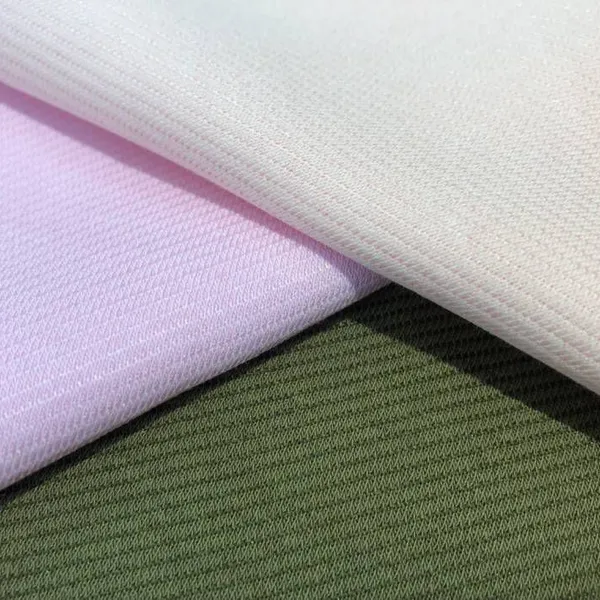Guangzhifeng 9431# Twill Cool Cotton, 280g/320g Double-sided Twill Texture Elastic Sweatshirt Set Fabric photo-3