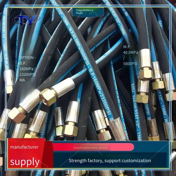 Crimped Wire Rubber Hose, High-pressure Rubber Hose for Coal Mines, for Petroleum Use, Bend-resistant, Wire-wound High-pressure Hose photo-5