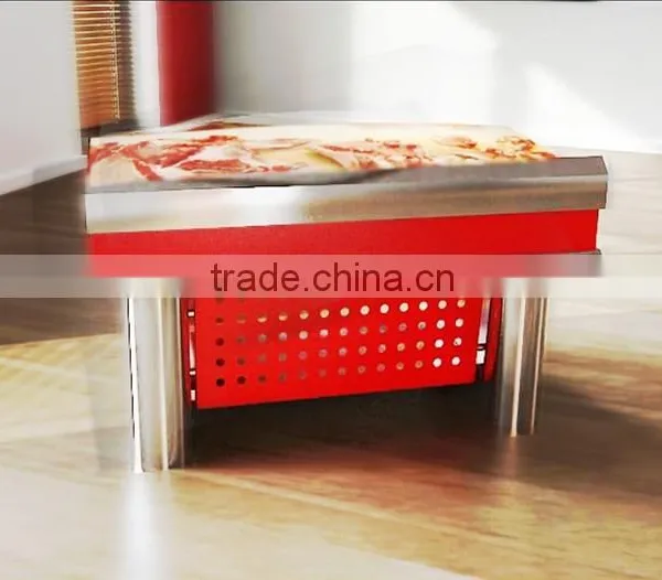 APEX custom make supermarket pork meat cutting table
