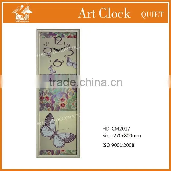 butterfly wall clock spring powered clock