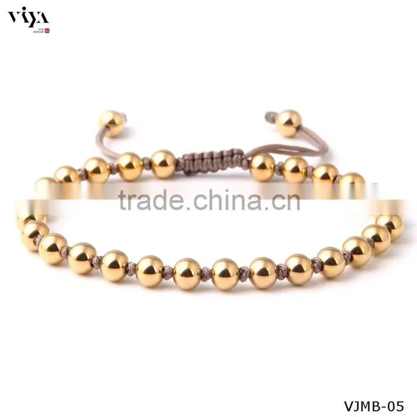 2016 New Design Chinese Knot Mens Bracelet Stainless Steel Beads Bracelet photo-2