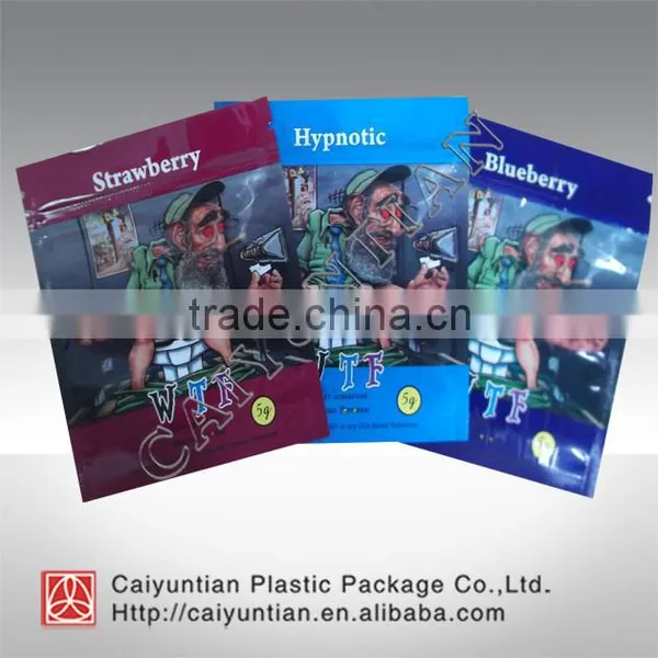 Customized WTF Black Diamond Plastic Packaging Bag photo-3