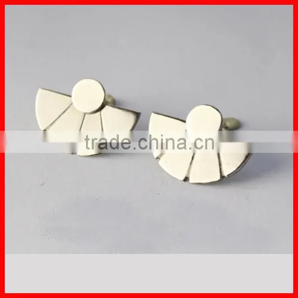 925 Sterling Silver Frond Back Design Fashion Simple Gold Earring Designs for Women photo-2