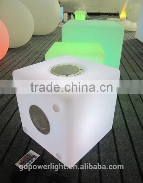 Rechargeable LED Cube With Bluetooth Speaker Stereo YXF-4040B photo-4