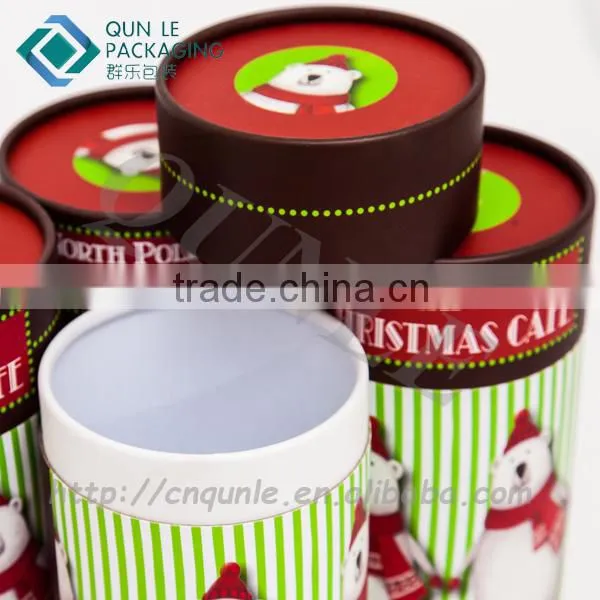 Custom Fancy Christmas Gift Cylindrical Tube Box photo-4