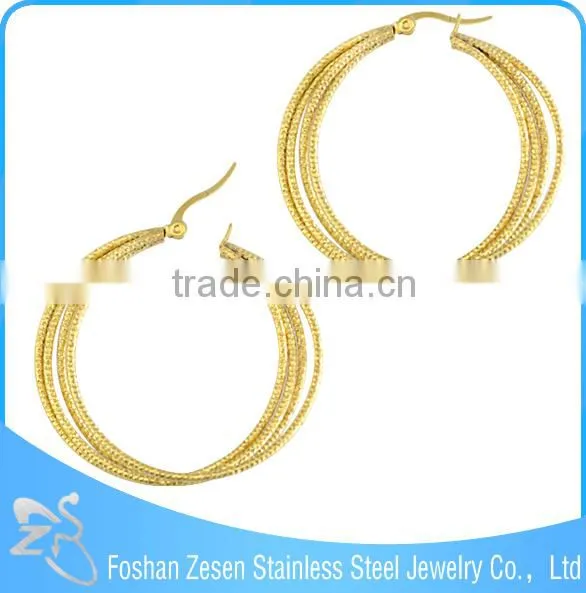 ZS17268 Beautiful Designed Hoop Earrings 2 Gram Gold Beautiful Designed Earrings photo-6