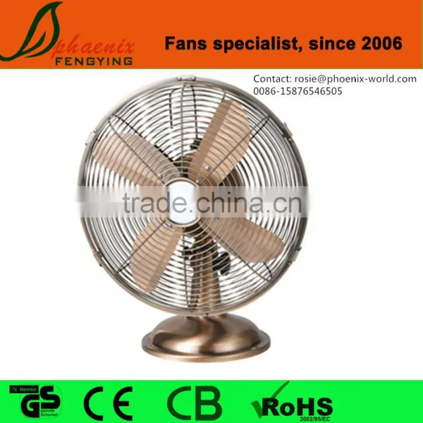 CE GS Certificate High Quality 12" Inch 3 Speed Metal Desk Fan photo-2