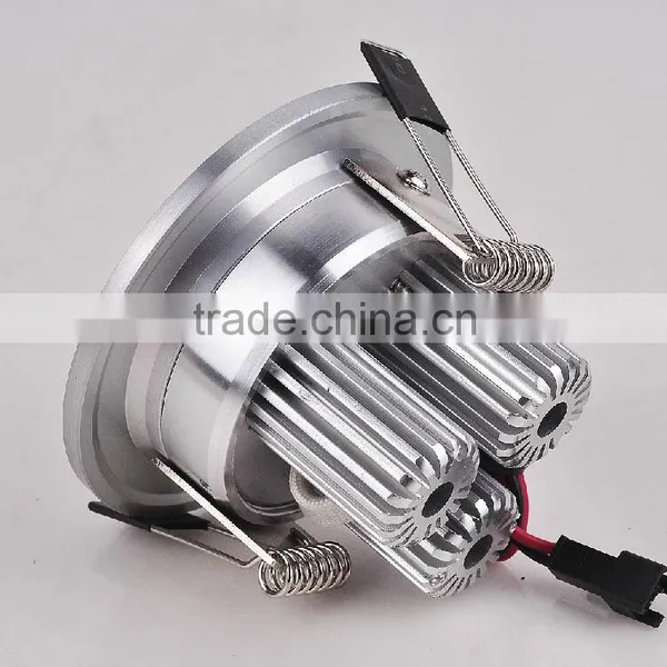 2015 New Dimmable LED Ceiling Lamp 3w 5w 7w 9w 12w LED Downlight Silver Shell photo-4