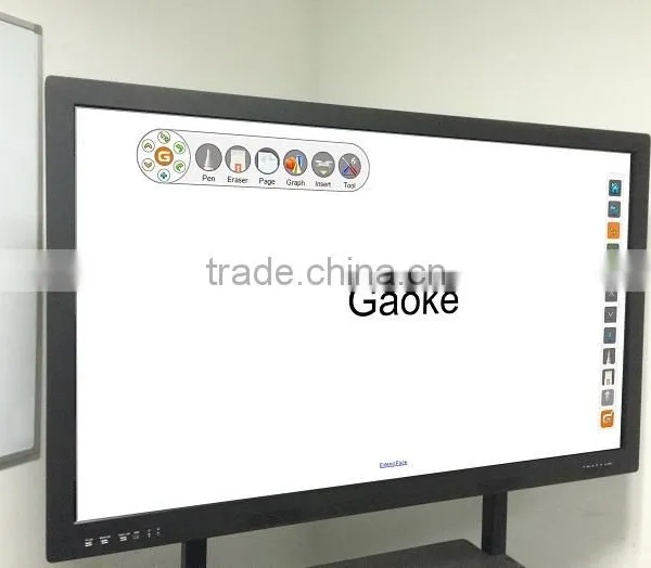 Gaoke 55 65 70 84 98 Inch Classroom Interactive Monitor Touch Screen Interactive Android Touch TV Screen photo-6
