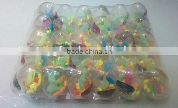 Transparent Dinosaur Egg Toy With Candy