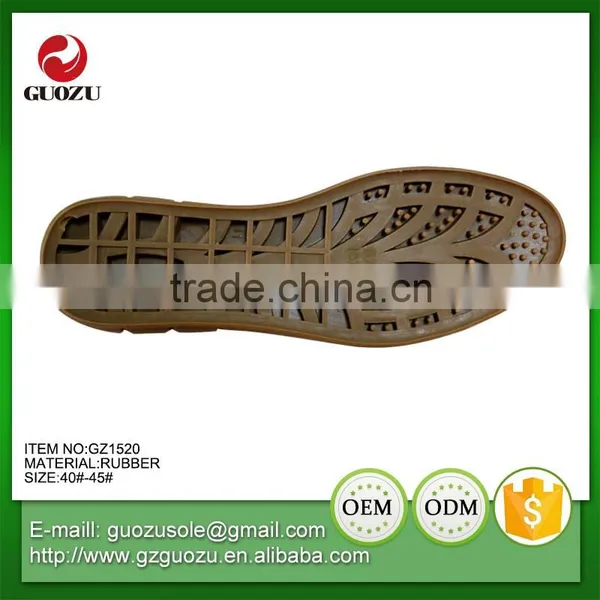 Sole Type Men Mocassin Shoe Sole Rubber Outsole for Sale photo-3