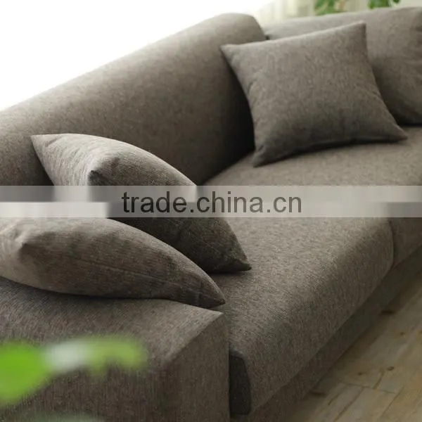 Simple Design Fabric Scatter Back Three Seat Sofa Quality Choice photo-2