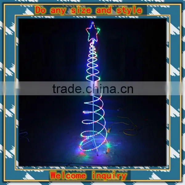 MAX180CM Flashing Spiral Tree Modeling Spiral Christmas Tree