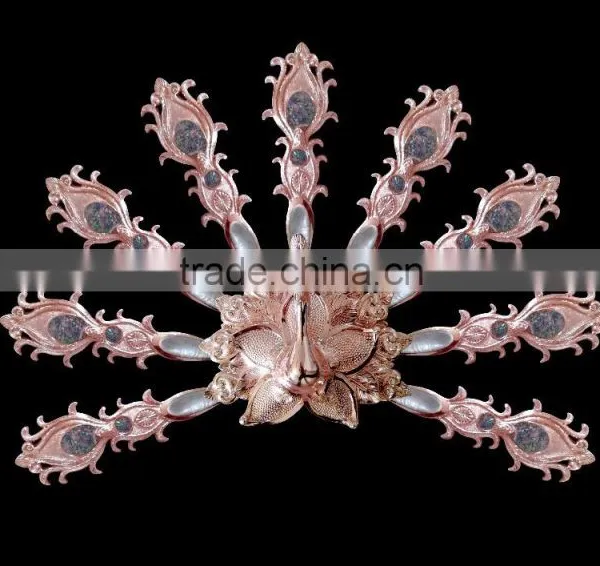 Beautiful Resin Shell Peacock Wall Decor photo-2