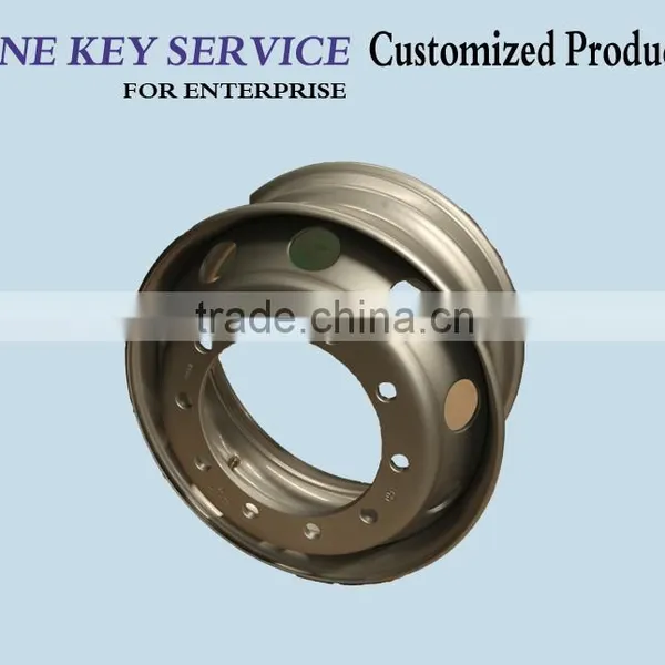 LOTOUR Brand Steel Truck Wheels & Rims 19.5x6.75 19.5x7.50 for Dong Feng photo-3