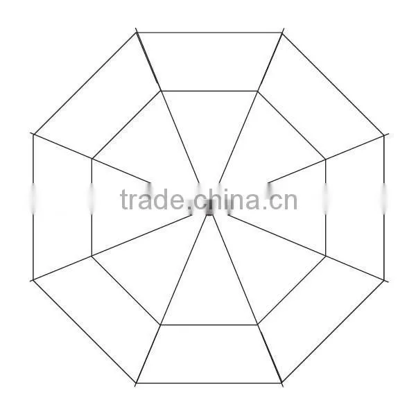 190T Two-Layer Golf Umbrella photo-4