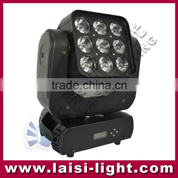 9pcs LED Beam Matrix Light 9*10W Sharpy Beam Moving Head Light/RGBW Beam Moving Light photo-2