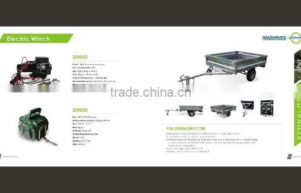 Semi Trailer SNOWAVES off Road Folding Camper Trailer China photo-3