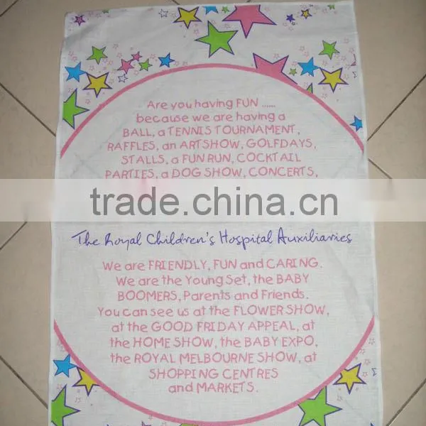 Kitchen Digital Printed Linen Tea Towel for Home Decorationl&gift,animal-giraffe Design-1 photo-4