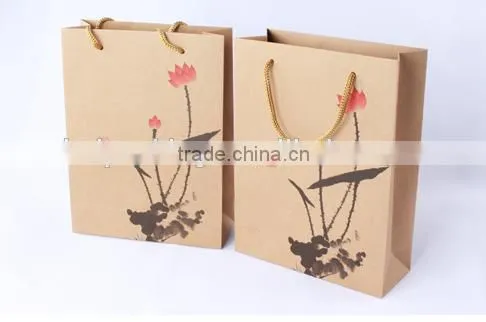 Wholesale Custom Kraft Paper Bag for Gifts,recycle Kraft Paper Packaging Bag photo-3