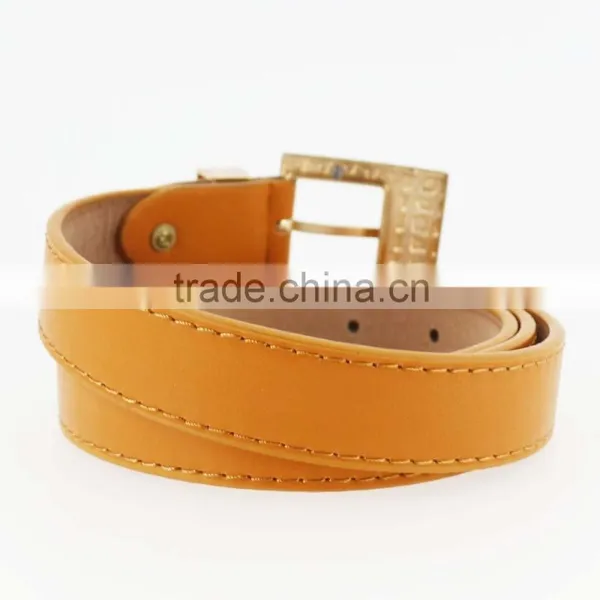 NEW Design PU Leather Dresses for Women Belt With Gold Buckle in Yiwu photo-4
