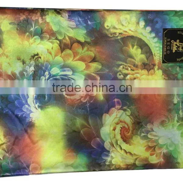 2016 Hotsale African Nigeria New Embroideried Multicolor Sego Headtie photo-5