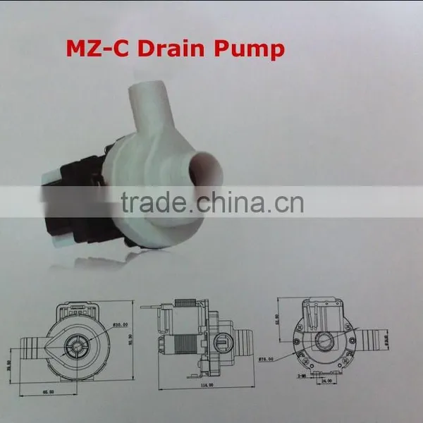 Washing Machine Drain Pump Motor / Universal Drain Pump for Washing Machine photo-5