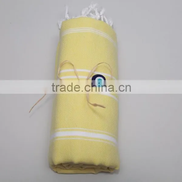 Custom Design 100% Cotton Material 70*150cm Softtextile Fouta Towel for Beach photo-2