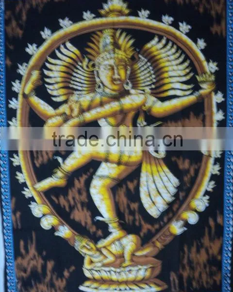 Indian Gods Batik Wall Hangings Shiva photo-3