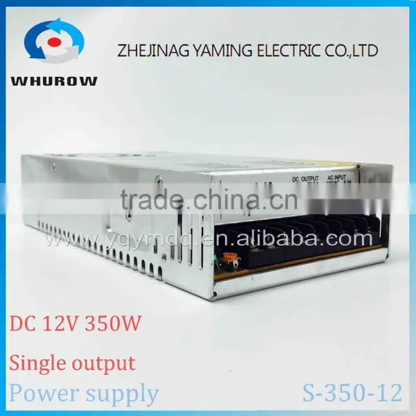 350W 12V 29A S-350-12(5/24) AC/DC Switching Power Supply Standard LED/3d Printer CCTV Radio Computer Auto On/off Cooling Fan