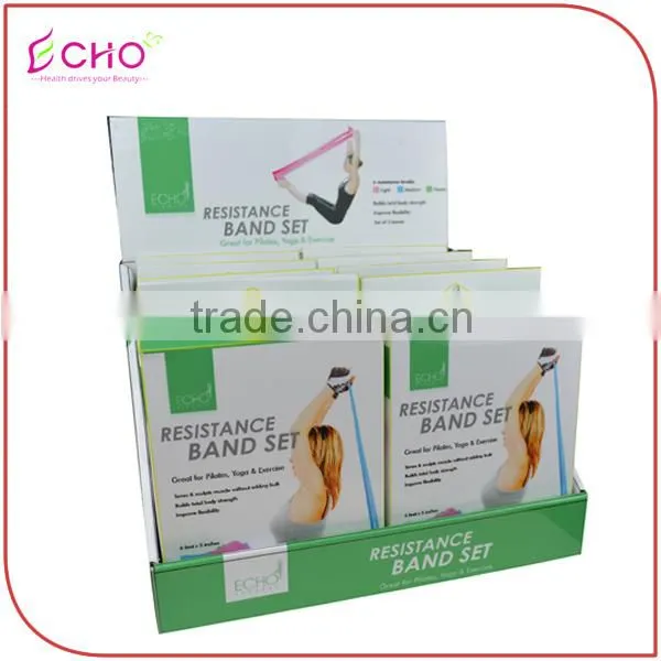 TPE Yoga/Pilates Fitness Resistance Band Set photo-6