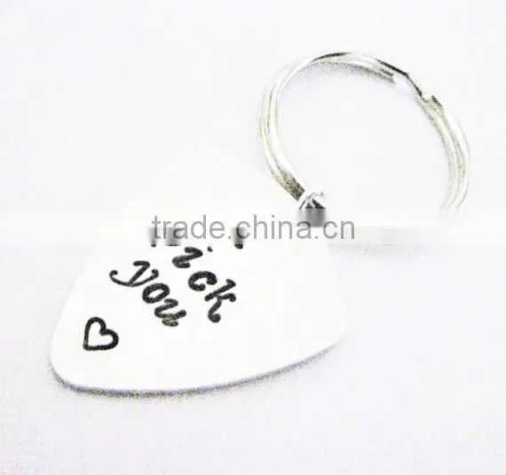 Customized Gift I Pick You Personalized Guitar Keychain for Men photo-2